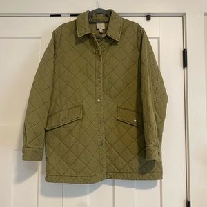 Joie Green Quilted Jacket